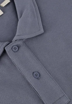 grijze calvin klein polo woven label polo