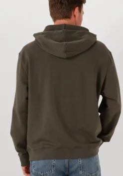 grijze calvin klein sweater ls eu 350terry monogram hoodie