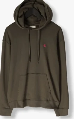 grijze calvin klein sweater ls eu 350terry monogram hoodie