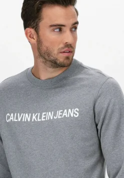 grijze calvin klein sweater core institutional l