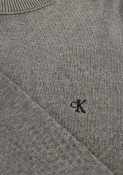 grijze calvin klein trui ls ez corron crewnk sweater 12gg