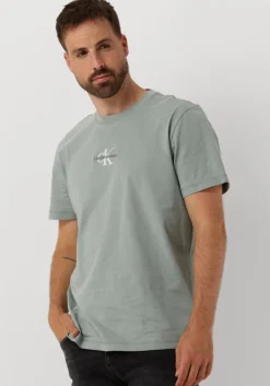 grijze calvin klein t-shirt monologo tee