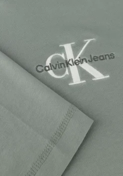 grijze calvin klein t-shirt monologo tee