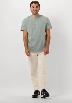 grijze calvin klein t-shirt monologo tee