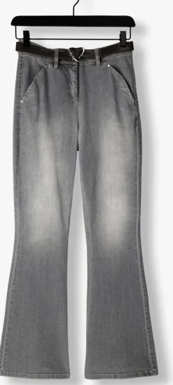 grijze caroline biss flared broek 4559