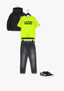 grijze cars jeans slim fit jeans kids rocky denim