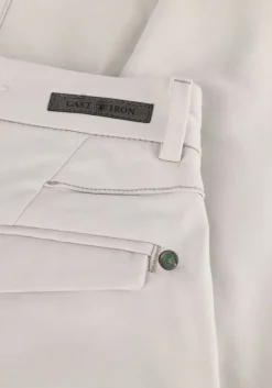 grijze cast iron chino riser chino stretch
