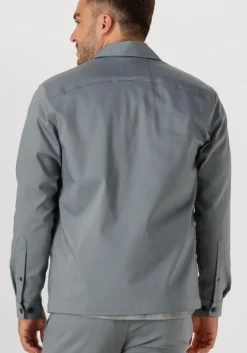 grijze cast iron overshirts cf riser shirtjacket