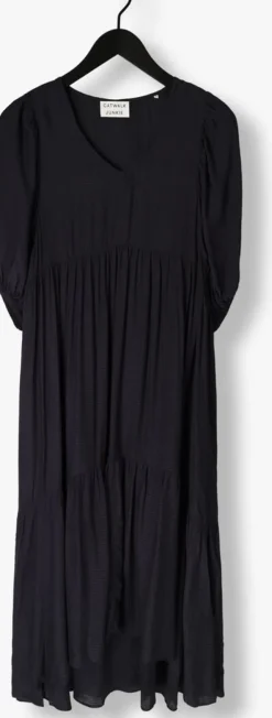 grijze catwalk junkie maxi jurk tiered maxi dress tiered maxi dress