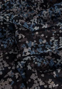 grijze catwalk junkie midirok sk cloudy leaves