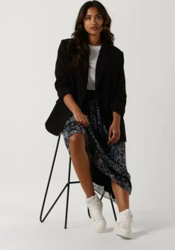 grijze catwalk junkie midirok sk cloudy leaves