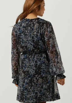 grijze catwalk junkie mini jurk dr cloudy leaves