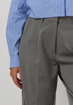 grijze catwalk junkie pantalon straight leg tailored pants