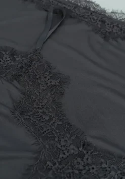 grijze cc heart top lace top