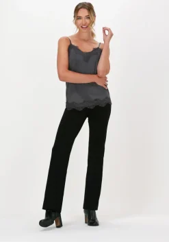 grijze cc heart top lace top