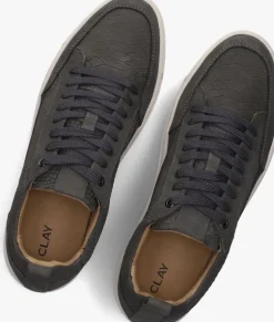 grijze clay lage sneakers lpivar