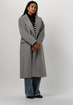 grijze co'couture mantel harry coat