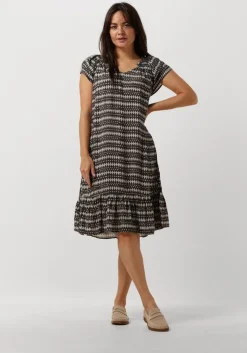 grijze co'couture midi jurk sunrise crop caya dress