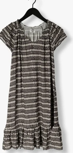 grijze co'couture midi jurk sunrise crop caya dress