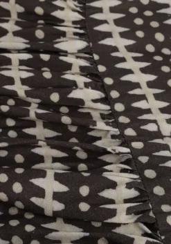 grijze co'couture midi jurk sunrise crop caya dress