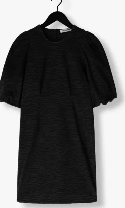 grijze co'couture mini jurk zebra crop puff dress