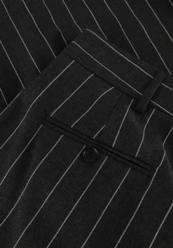 grijze co'couture pantalon prescilla pin pleat long pant