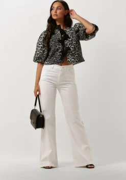 grijze co'couture top leocc bow blouse