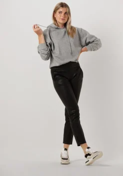 grijze co'couture trui solid choped hoodie