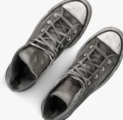 grijze converse hoge sneakers chuck taylor all star lift hi