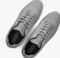 grijze cycleur de luxe lage sneakers pokes