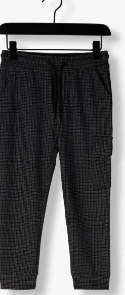 grijze daily7 cargobroeken cargo small check pants