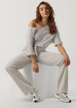 grijze 10days top thin sweater waffle