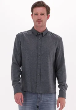 grijze drykorn casual overhemd loken 120069