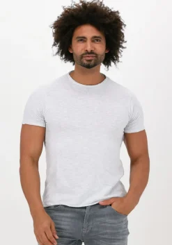 grijze dstrezzed t-shirt mc. queen basic tee organic slub jersey