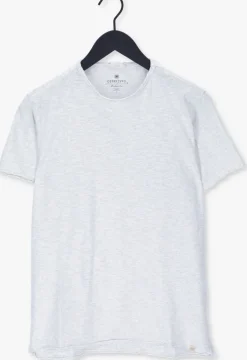 grijze dstrezzed t-shirt mc. queen basic tee organic slub jersey
