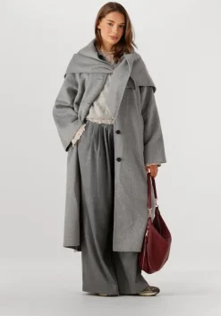 grijze edited pantalon sandy trousers