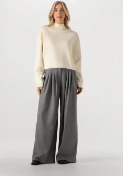 grijze edited pantalon sandy trousers