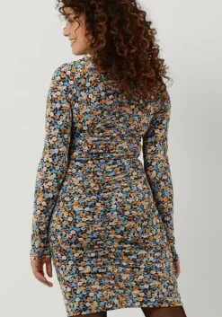 grijze envii mini jurk enmacro ls dress aop 6921