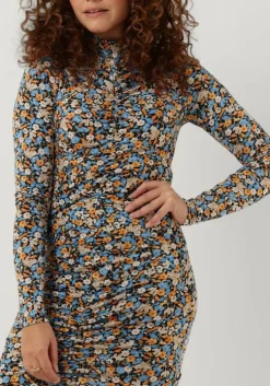 grijze envii mini jurk enmacro ls dress aop 6921