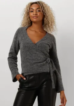 grijze envii vest enada ls v-knit 7216