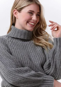 grijze esmé studios coltrui hope roll neck loose knit