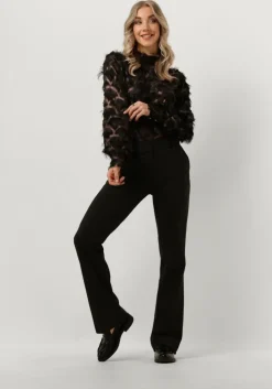 grijze fiveunits flared broek clara 555