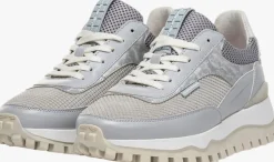 grijze floris van bommel lage sneakers sfw-10100