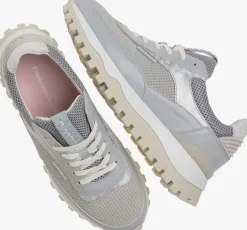 grijze floris van bommel lage sneakers sfw-10100