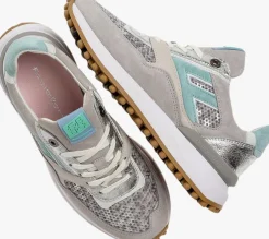 grijze floris van bommel lage sneakers sfw-10128