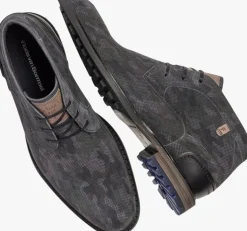 grijze floris van bommel nette schoenen sfm-50159 crepi