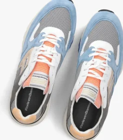 grijze floris van bommel hoge sneakers sfm-10154 de treener