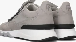 grijze floris van bommel lage sneakers sfm-10135 de zager