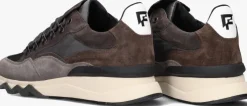 grijze floris van bommel lage sneakers sfm-10135 de zager