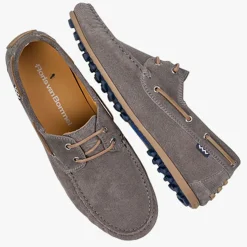 grijze floris van bommel mocassins sfm-30313 stevi